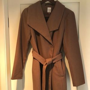 Tan wool coat